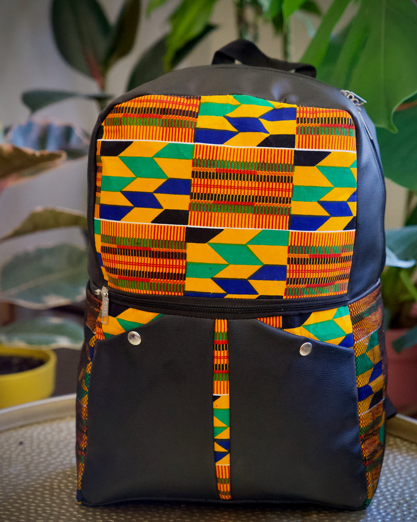 Kente Afro Backpack