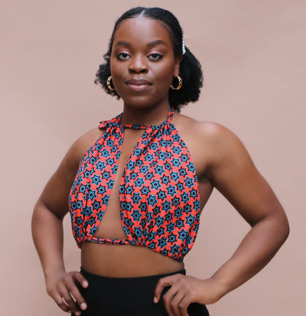 YÉYÉ Crop Top- Starfish (PINK) - TRIBE 228 