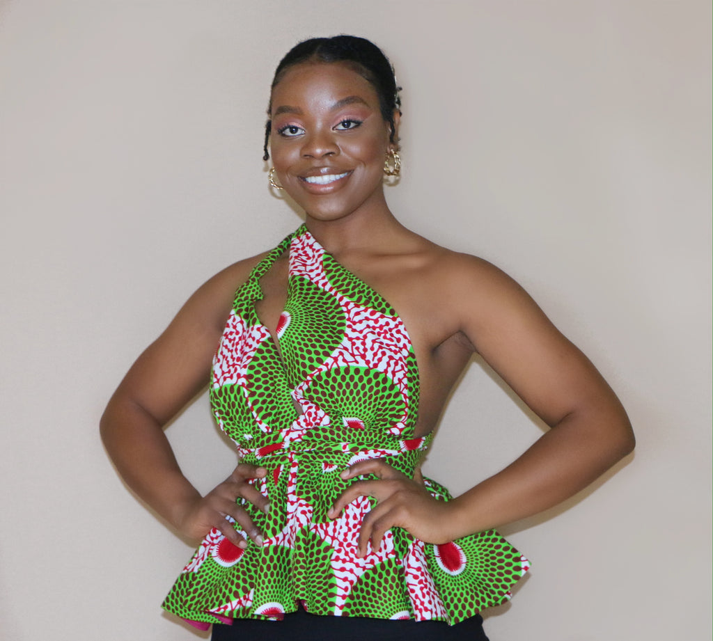 Tribal Infinity Top -multi wear ( Forest ) - TRIBE 228 