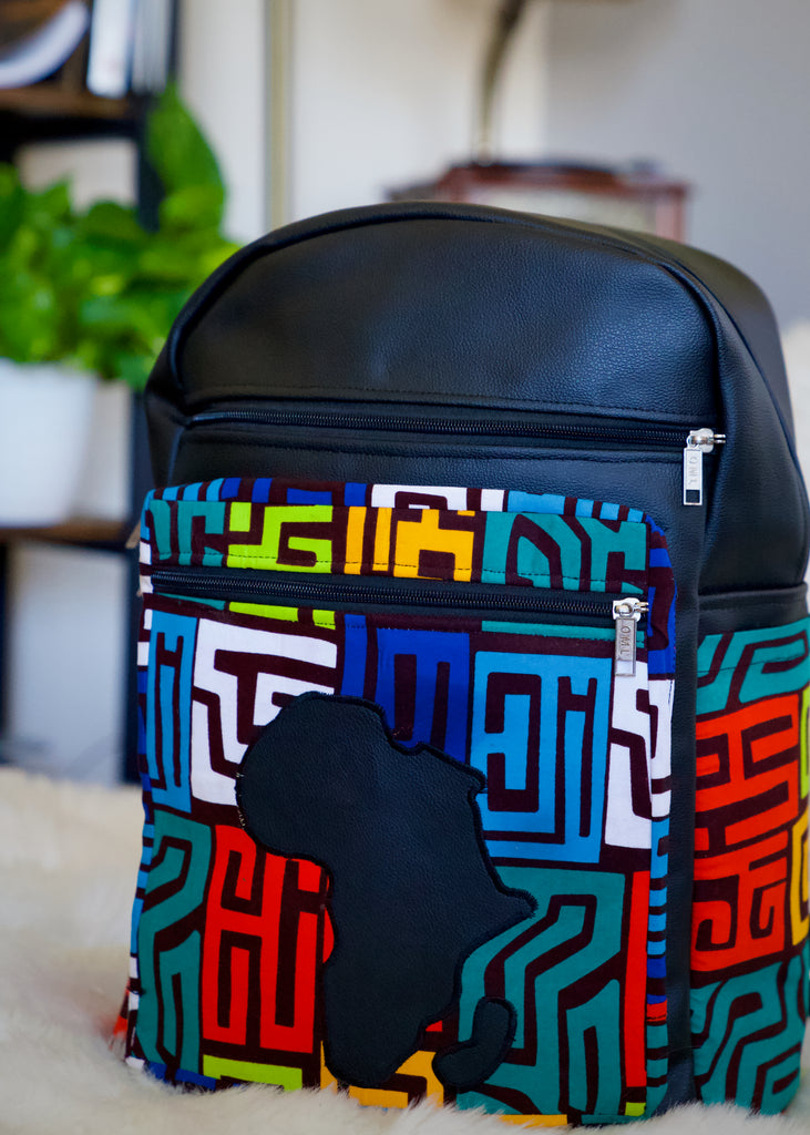 Black Africa symbol Afro Backpack
