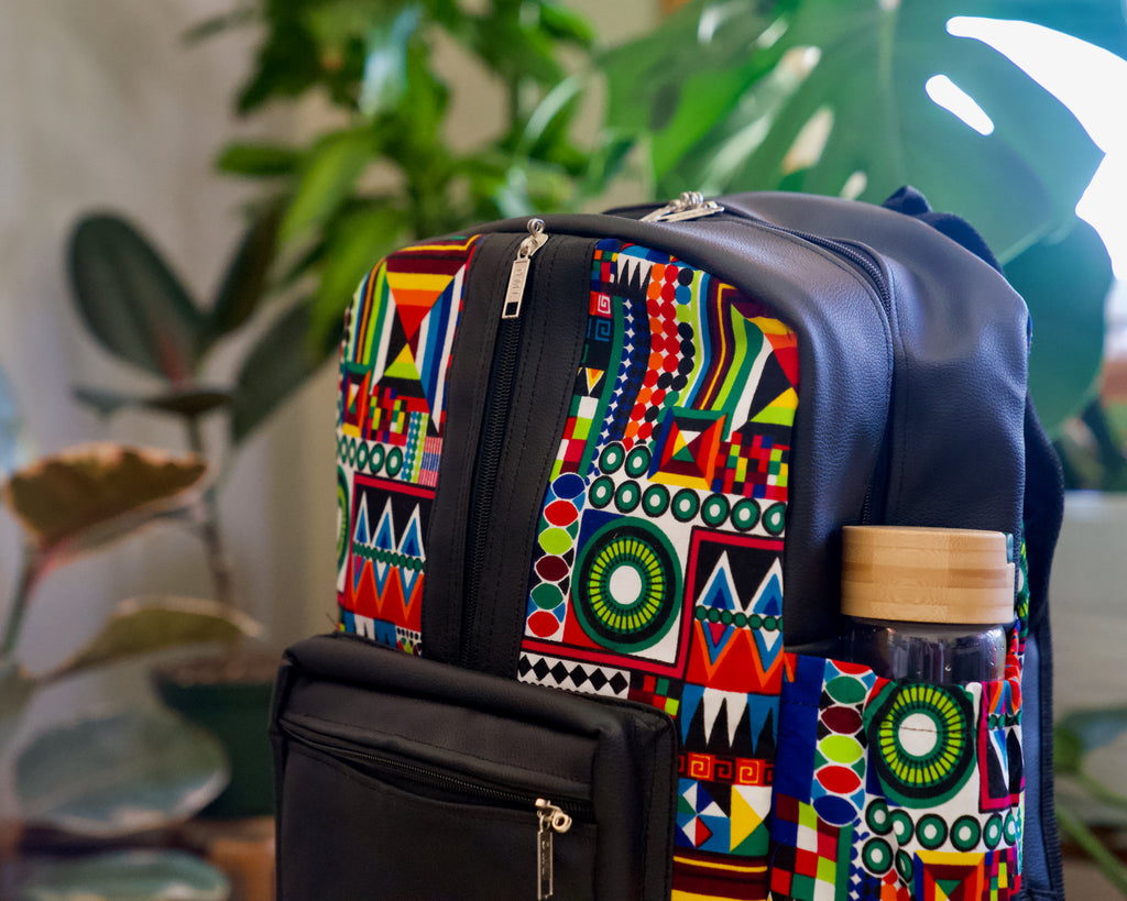 Multi_Print Afro Backpacks