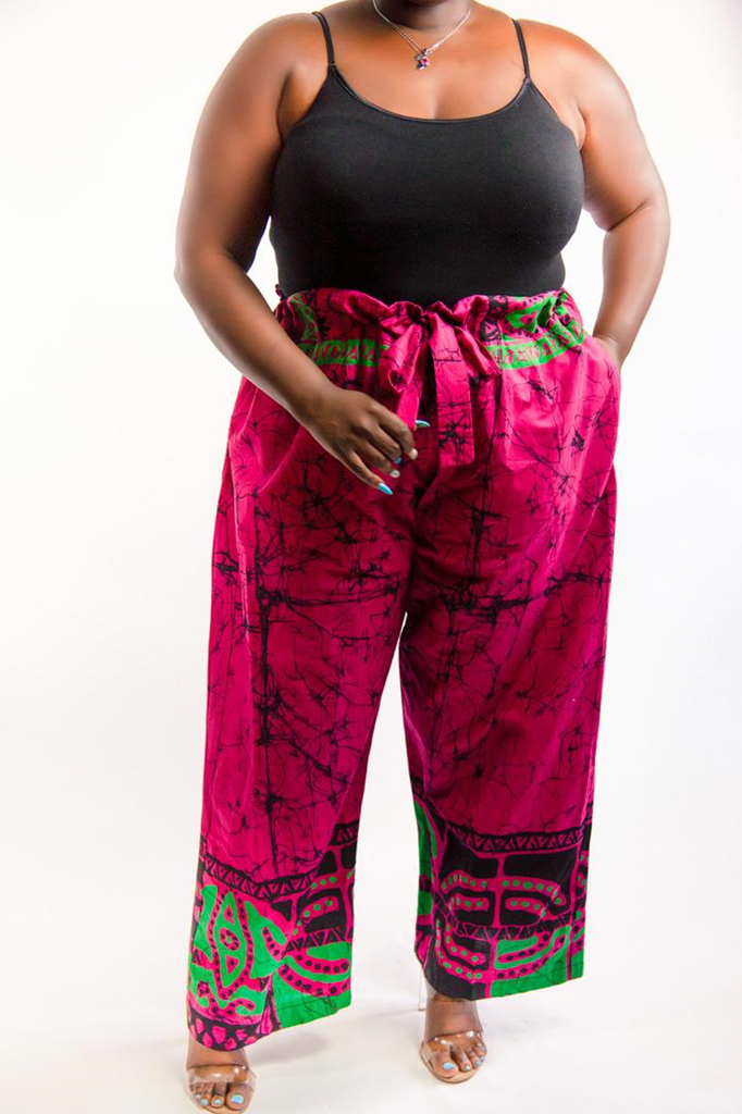 Otesha Antique Pants- Hot Pink