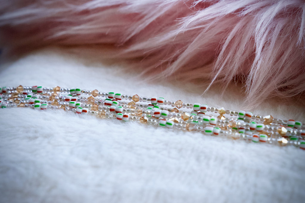 PEPPERMINT - African Waist Beads