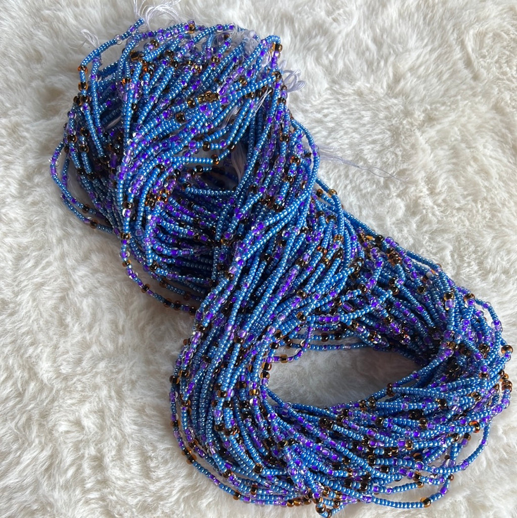 MULTI COLOR  Waist Beads BLUE&PURPLE