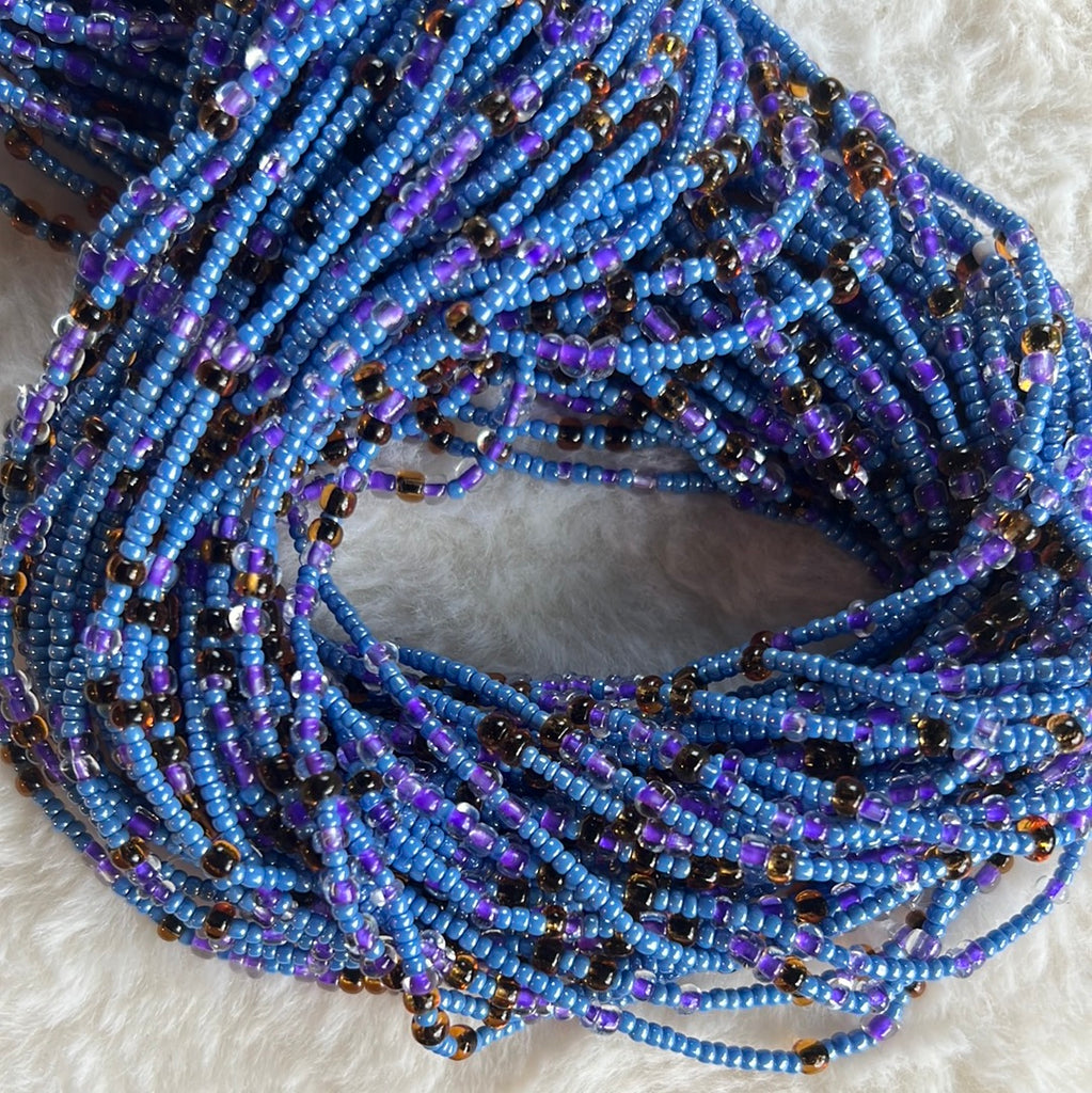 MULTI COLOR Waist Beads BLUE&PURPLE