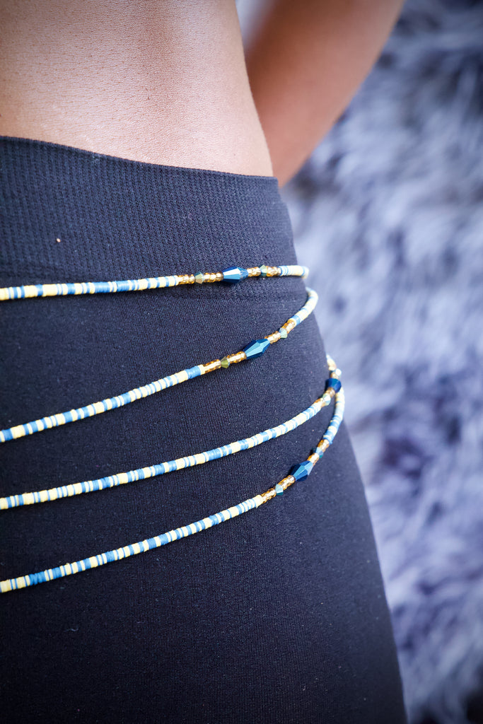 Mix vinal Waist Beads