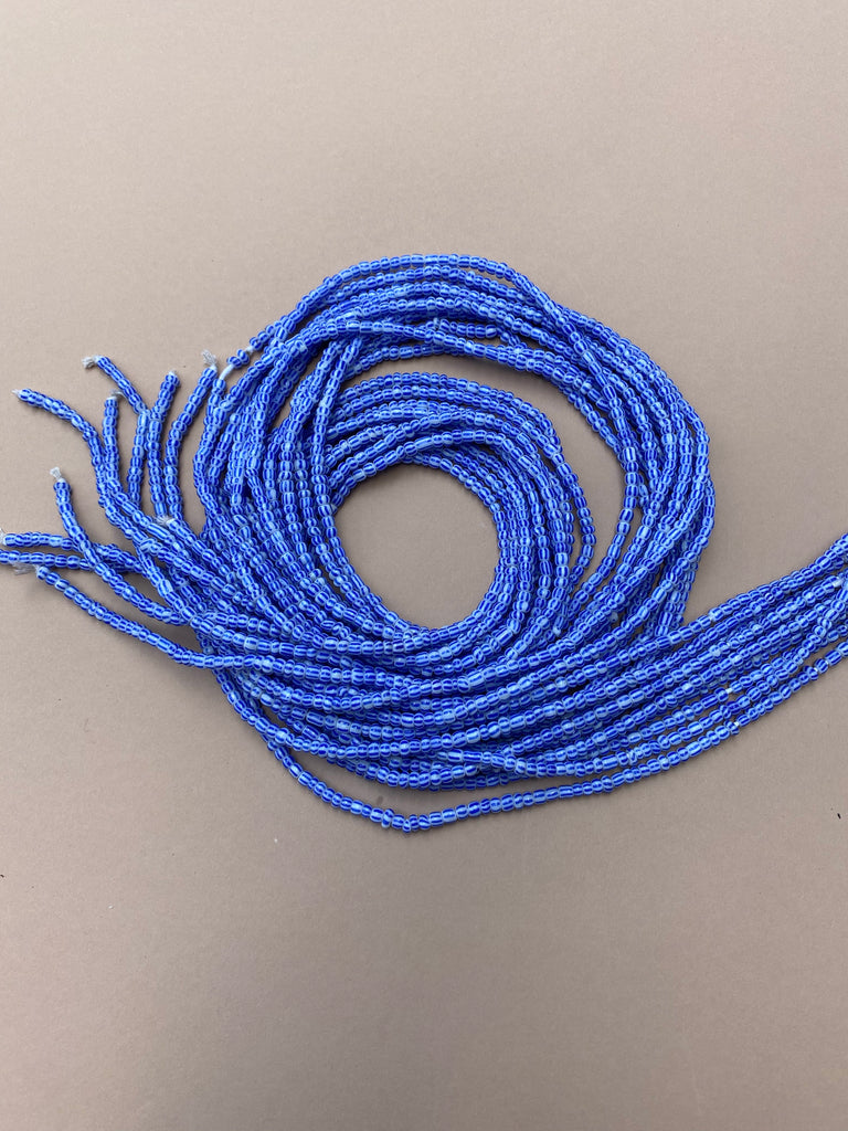 SAHEL - African waist beads (BLUE) - TRIBE 228 