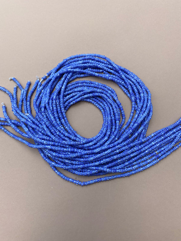 SAHEL - African waist beads (BLUE) - TRIBE 228 